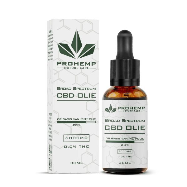 CBD olie 20% Broad Spectrum MCT